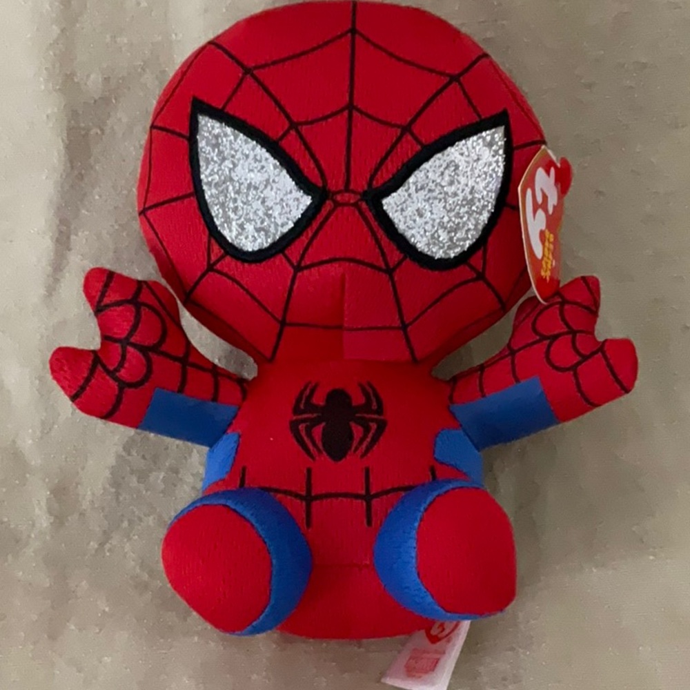 Ty Spider-Man Plush Toy - Red and Black